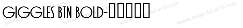 Giggles BTN Bold字体转换